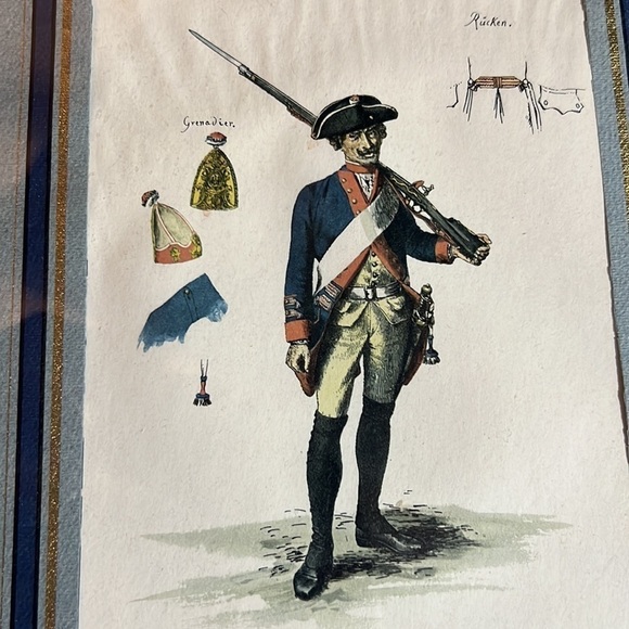 Old French Artillery Soldier Print - Picture 5 of 9
